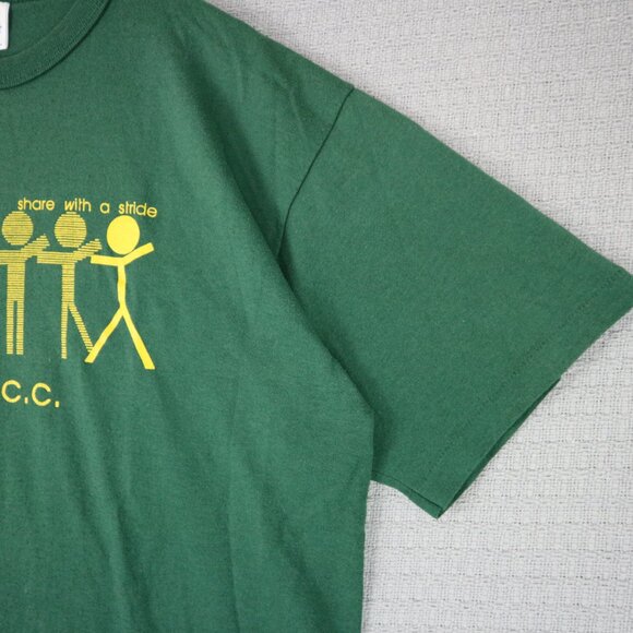 Russell Athletic Vintage 1990s Share with a stride E.C.C Mens XL Made in USA - Picture 5 of 6